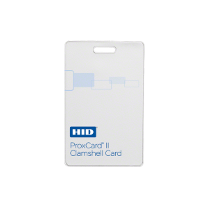Genuine HID Proximity 1326 ProxCard II clamshell card showing the printed external number on the back