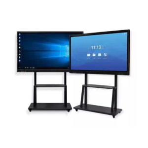 4K Resolution 75 Inch Wall Mounted Movable Stand Electronic Interactive Whiteboard