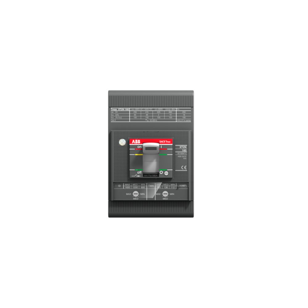 ABB XT4L 125A 3 Pole TMA UL/CSA Moulded Case Circuit Breaker front view distributor BD