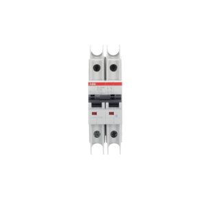 ABB SU202M-K3 3A 2 Pole Miniature Circuit Breaker front view