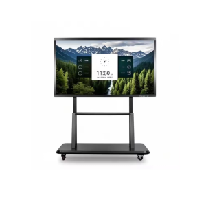 65-inch 4K smart interactive whiteboard for classroom and business use.