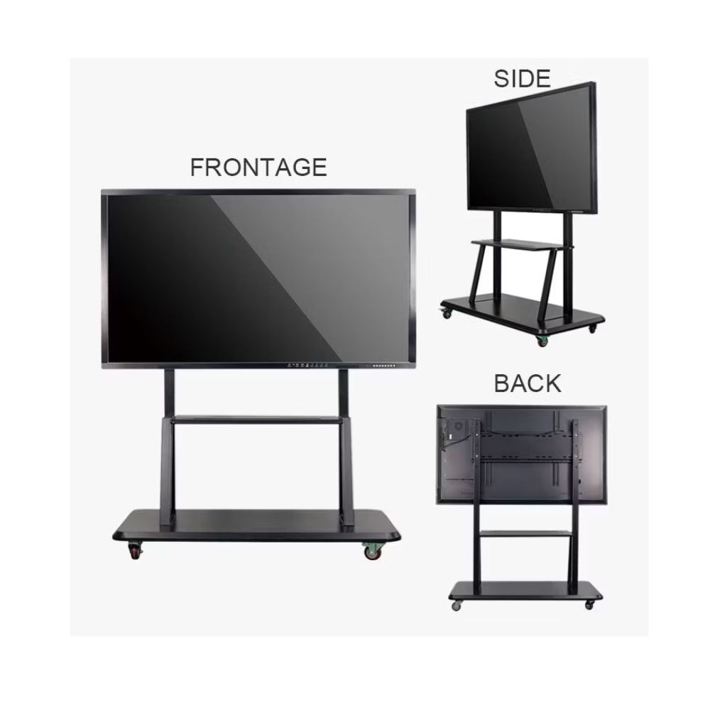 75 Inch Interactive Electronic Whiteboard with 4K UHD display and 20-point touch support