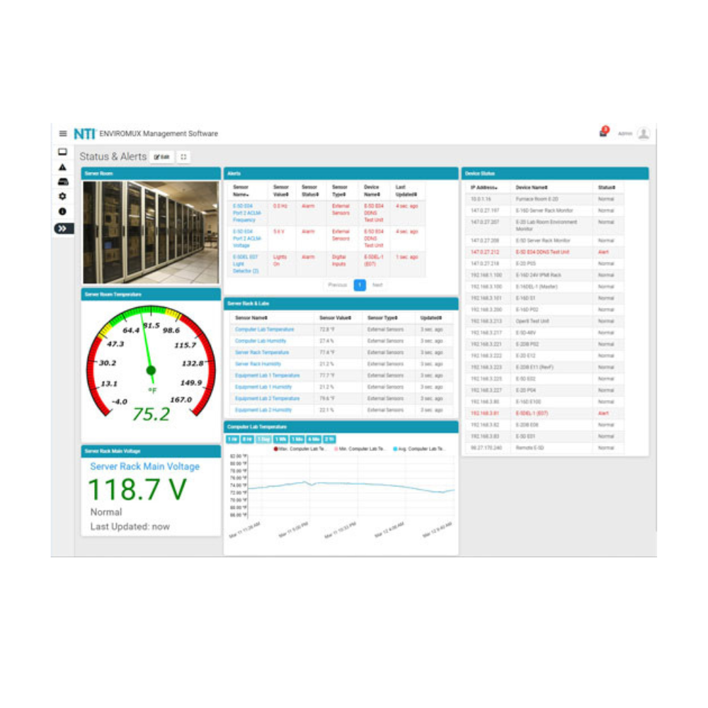 NTI E-MNG-SH Enterprise Management Software Interface