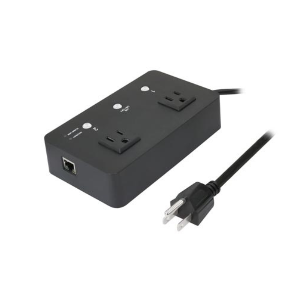 NTI 2-Port Remote Power Reboot Switch with NEMA 5-15R outlets.