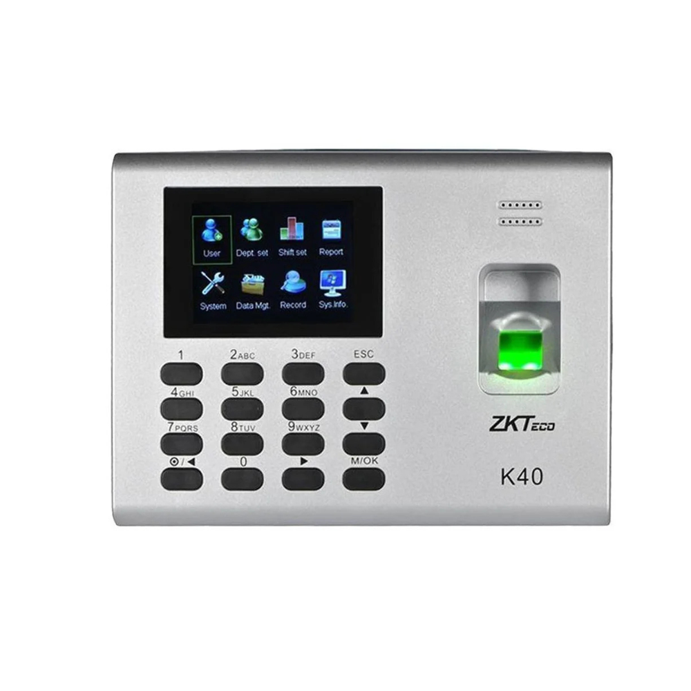 ZKTeco K40 fingerprint time attendance and access control terminal