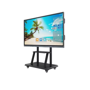 85-inch cloud-connected integrated education whiteboard with Android 14.0 and movable rack