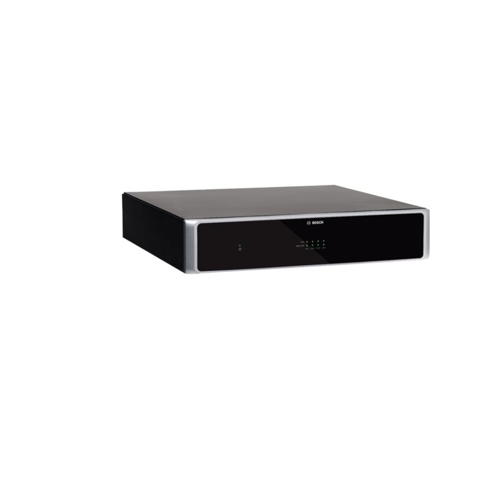 Bosch PLM-4P220 PLENA Matrix DSP Power Amplifier front and rear view