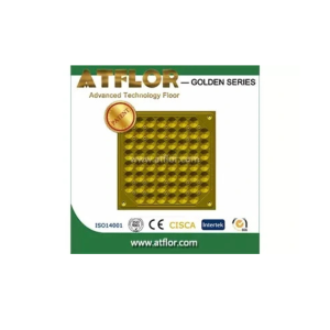 ATFLOR Golden New Bare Finished Steel Raised Access Floor Installed in Office