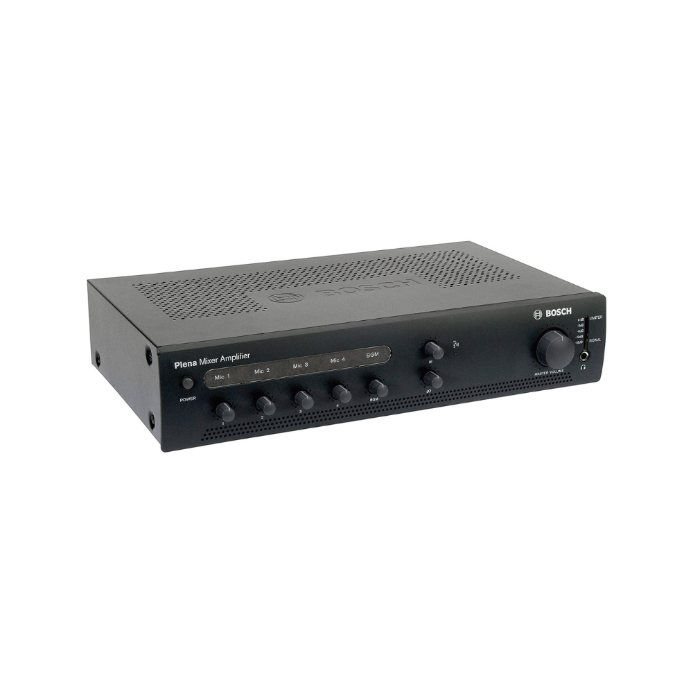 Bosch PLE-1ME120-US Plena Economy 120W Mixer Amplifier front view