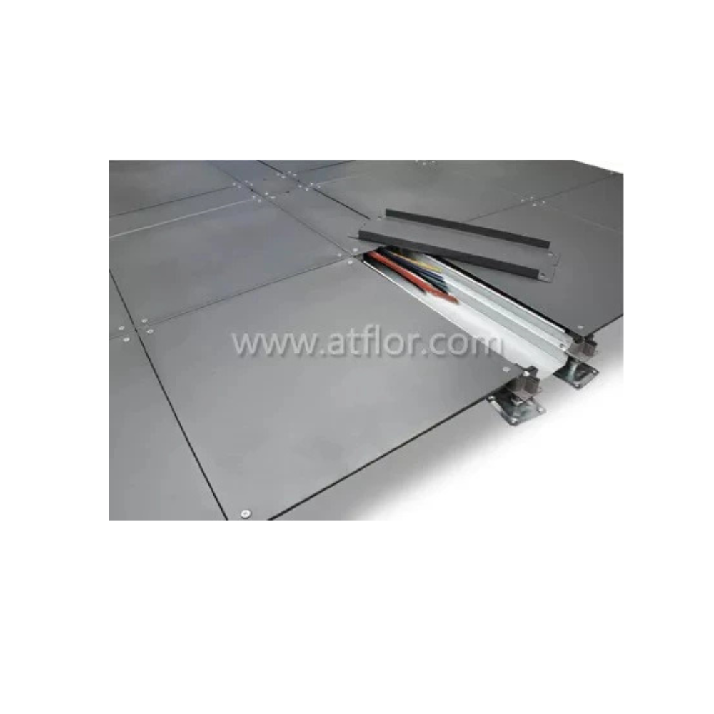 ATFLOR 600mm Trunking Bare Steel Raised Access Floor System Bangladesh