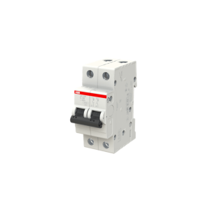 ABB SH202-C50 50A 2P 6kA MCB front view