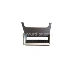 Brush grommet airflow management device for raised floors