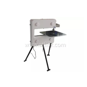 Professional industrial bandsow with deep throat and compact design