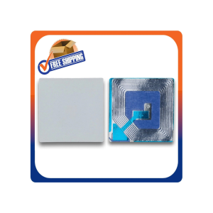 500 Paper Security Label 1.5x1.5 Inch RF 8.2MHz White EAS in Bangladesh