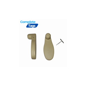 250pcs RF EAS Security Hard Tags w/ Pins Tan in Bangladesh