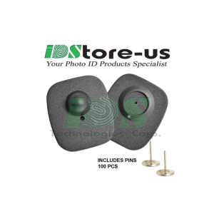 100 Pcs Mini Square Hard Tags EAS RF 8.2 MHz Checkpoint Compatible 3nStar in Bangladesh